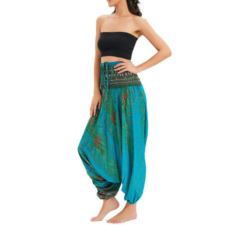 Pantalon de yoga bohème à jambes larges pour femme Olivenorma - image 24