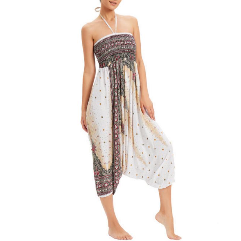 Pantalon de yoga bohème à jambes larges pour femme Olivenorma - image 9