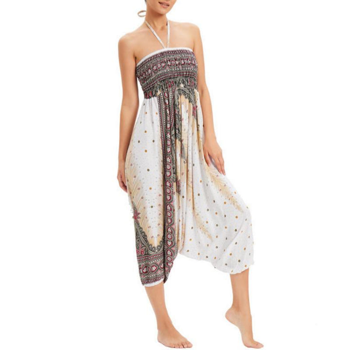 Pantalon de yoga bohème à jambes larges pour femme Olivenorma - image 9