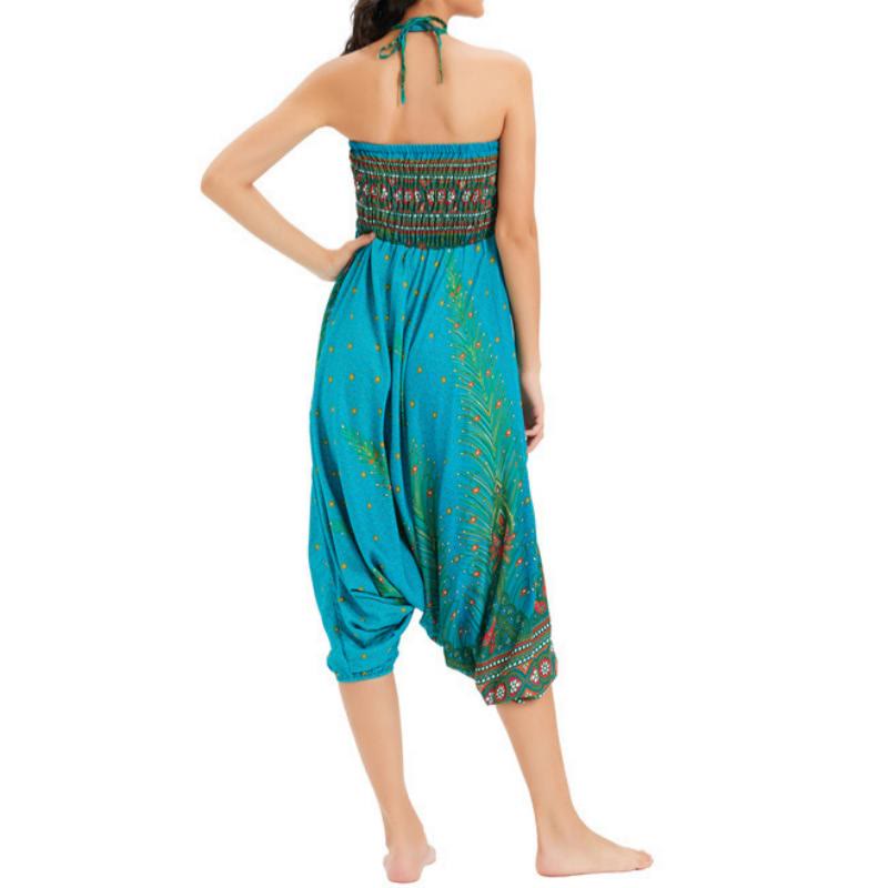 Pantalon de yoga bohème à jambes larges pour femme Olivenorma - image 28