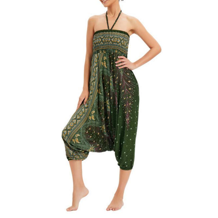 Pantalon de yoga bohème à jambes larges pour femme Olivenorma - image 5