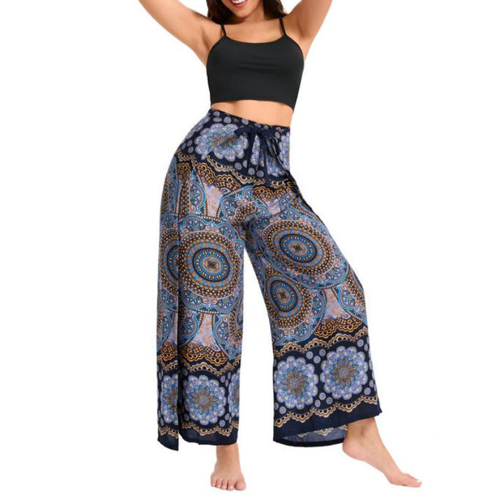 Pantalon large bohème à papillons Olivenorma pour femme - image 13