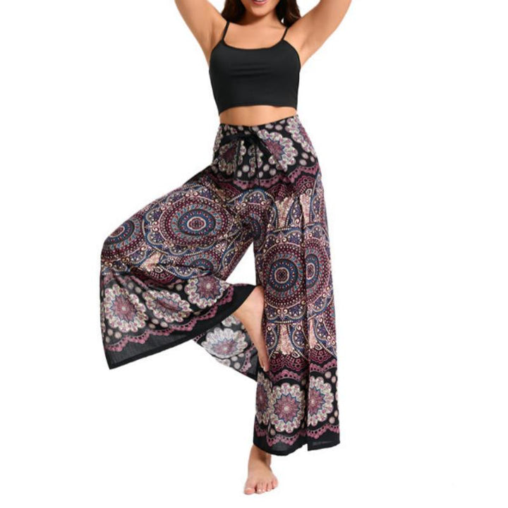 Pantalon large bohème à papillons Olivenorma pour femme - image 6