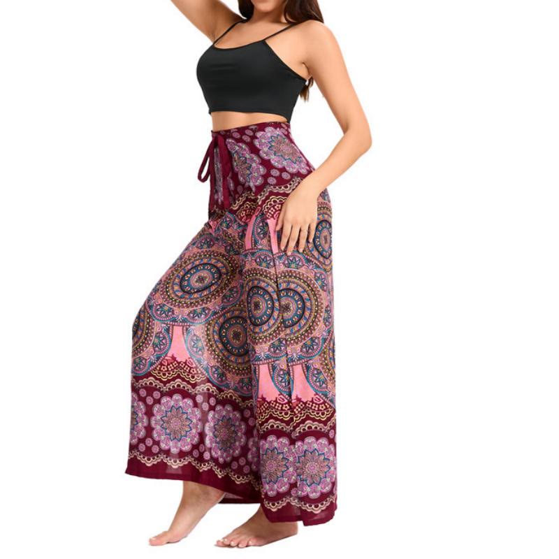 Pantalon large bohème à papillons Olivenorma pour femme - image 22