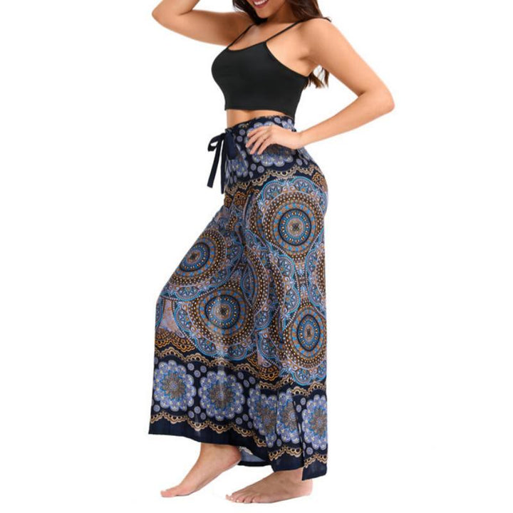 Pantalon large bohème à papillons Olivenorma pour femme - image 16