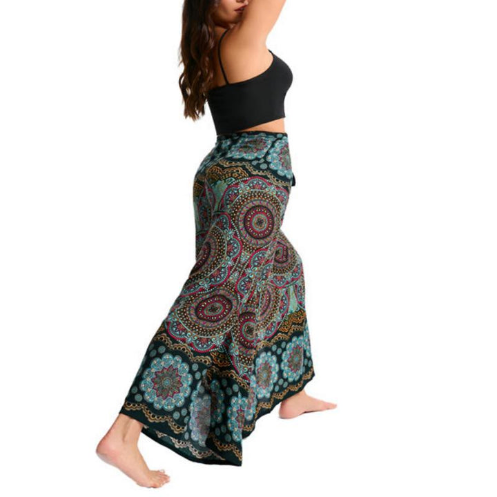 Pantalon large bohème à papillons Olivenorma pour femme - image 3