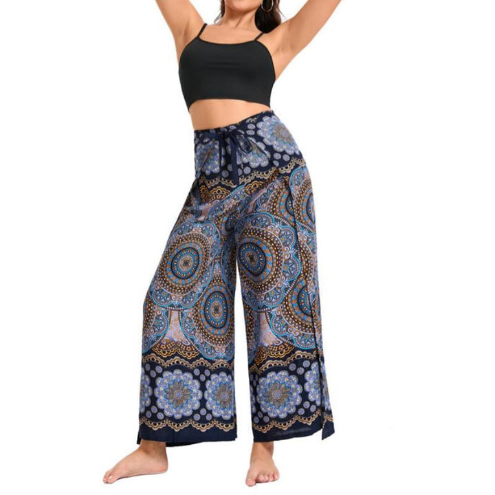 Pantalon large bohème à papillons Olivenorma pour femme - image 15