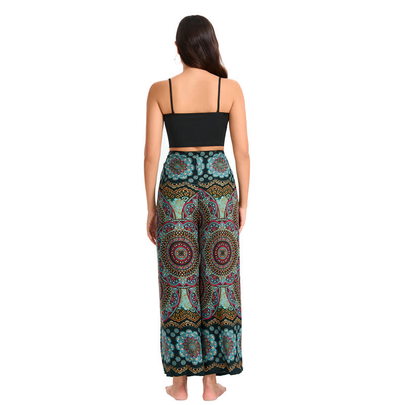 Pantalon large bohème à papillons Olivenorma pour femme - image 5