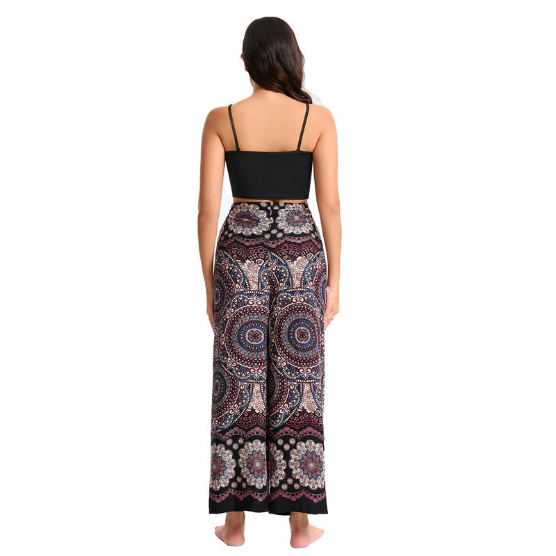 Pantalon large bohème à papillons Olivenorma pour femme - image 12