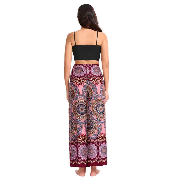 Pantalon large bohème à papillons Olivenorma pour femme - image 27