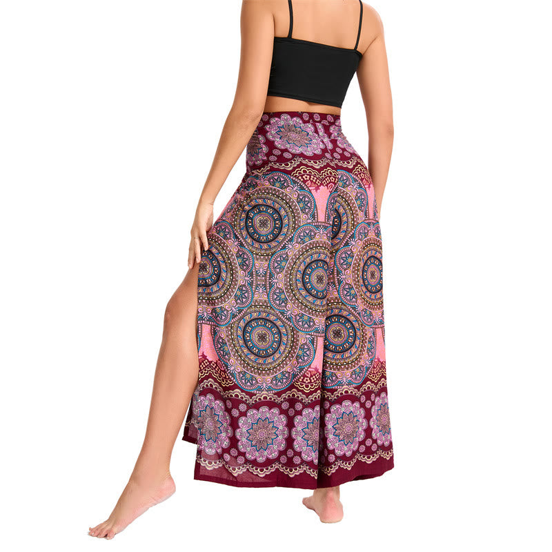 Pantalon large bohème à papillons Olivenorma pour femme - image 26