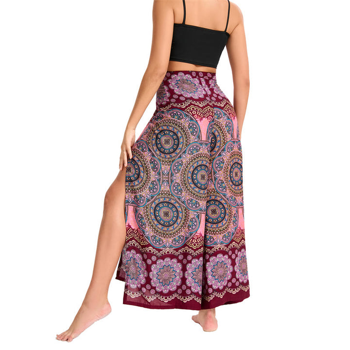 Pantalon large bohème à papillons Olivenorma pour femme - image 26