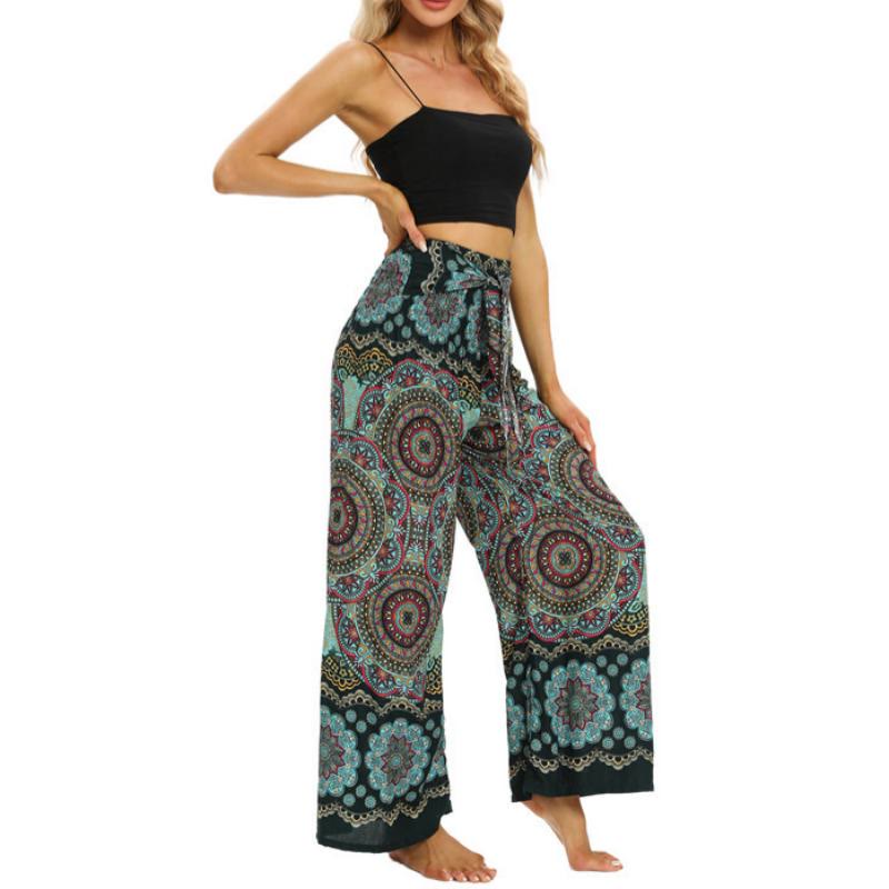 Pantalon de yoga bohème pour femme Olivenorma - image 3