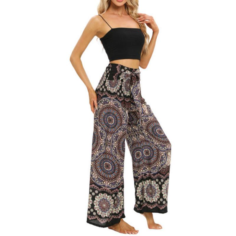 Pantalon de yoga bohème pour femme Olivenorma - image 9