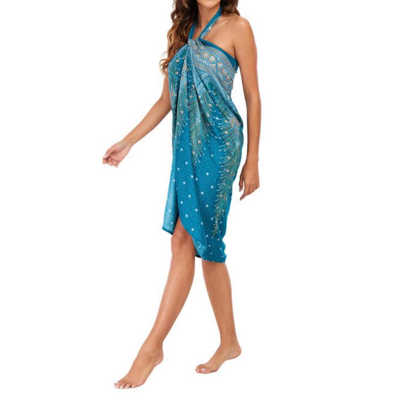 Robe portefeuille une pièce à jambes larges pour femme Olivenorma - image 29