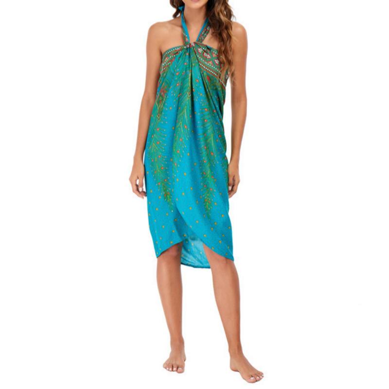 Robe portefeuille une pièce à jambes larges pour femme Olivenorma - image 40