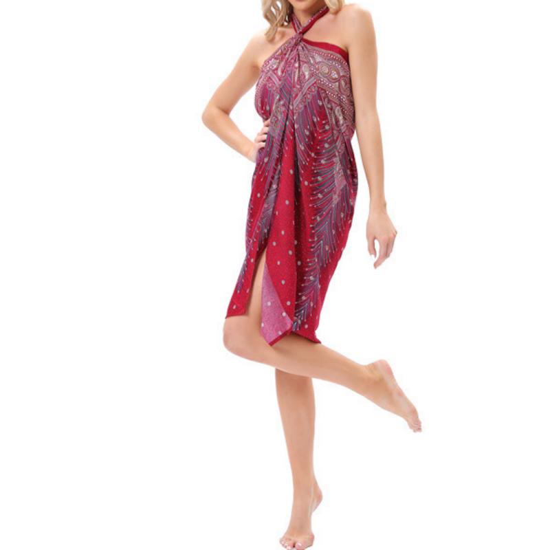 Robe portefeuille une pièce à jambes larges pour femme Olivenorma - image 22