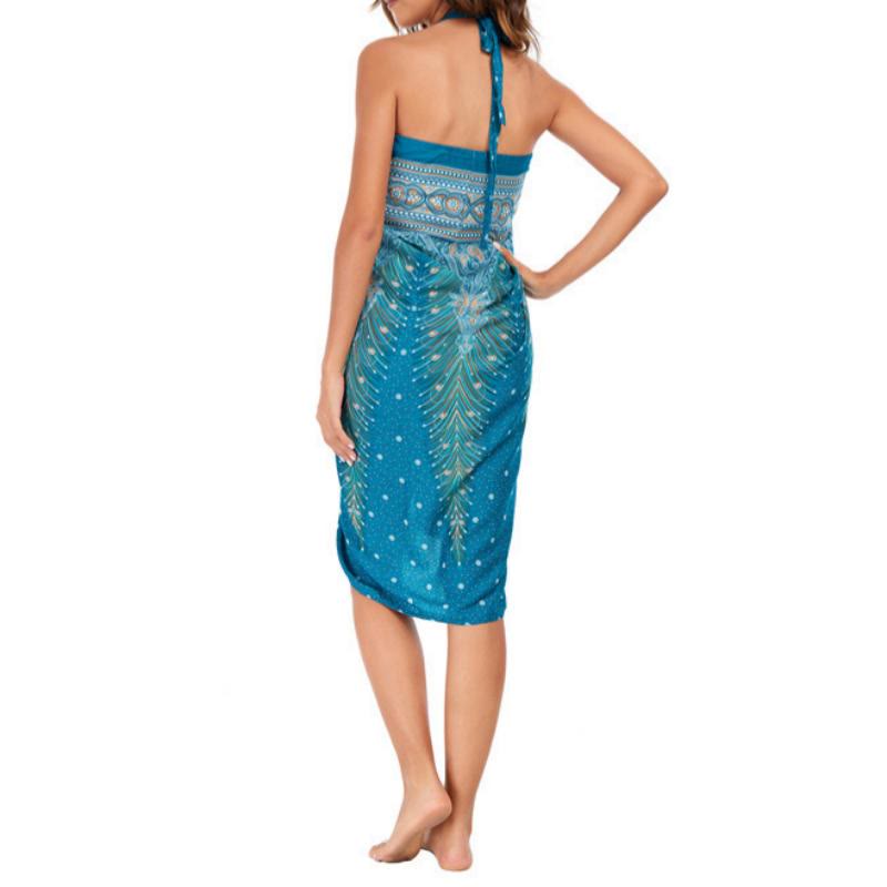 Robe portefeuille une pièce à jambes larges pour femme Olivenorma - image 32