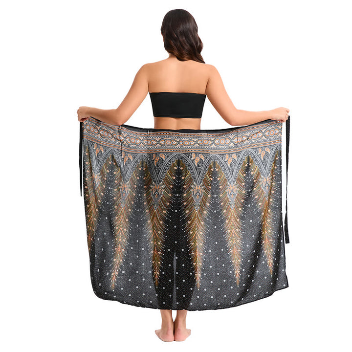 Robe portefeuille une pièce à jambes larges pour femme Olivenorma - image 5