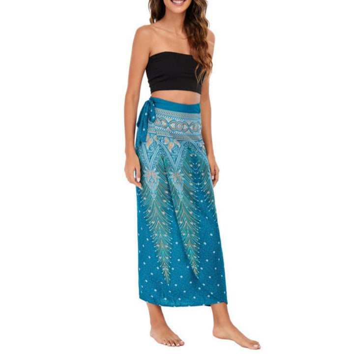 Robe portefeuille une pièce à jambes larges pour femme Olivenorma - image 26