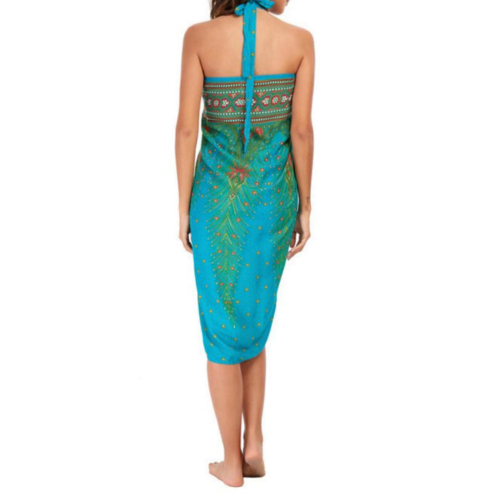 Robe portefeuille une pièce à jambes larges pour femme Olivenorma - image 39
