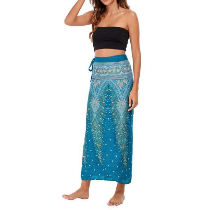 Robe portefeuille une pièce à jambes larges pour femme Olivenorma - image 27