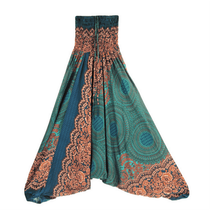 Pantalon de yoga bohème décontracté à entrejambe basse pour femme Olivenorma - image 8