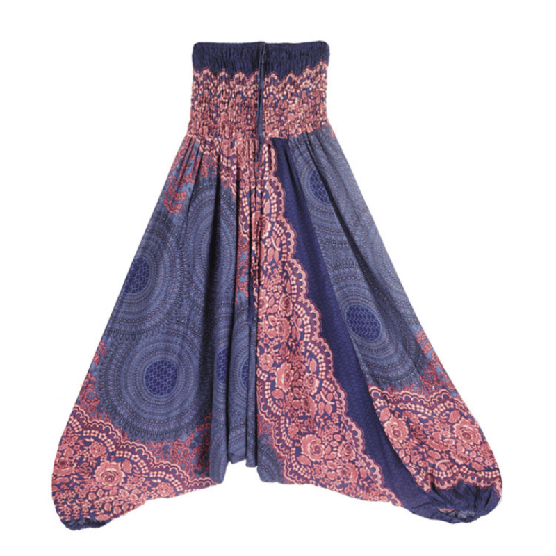 Pantalon de yoga bohème décontracté à entrejambe basse pour femme Olivenorma - image 26