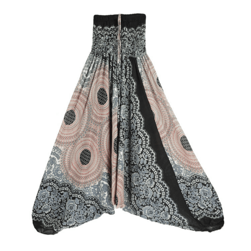 Pantalon de yoga bohème décontracté à entrejambe basse pour femme Olivenorma - image 35