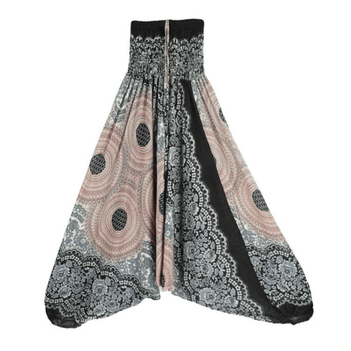 Pantalon de yoga bohème décontracté à entrejambe basse pour femme Olivenorma - image 35