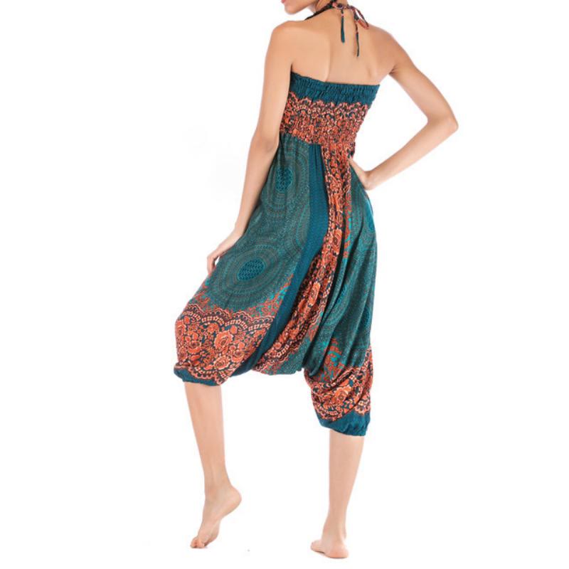 Pantalon de yoga bohème décontracté à entrejambe basse pour femme Olivenorma - image 7