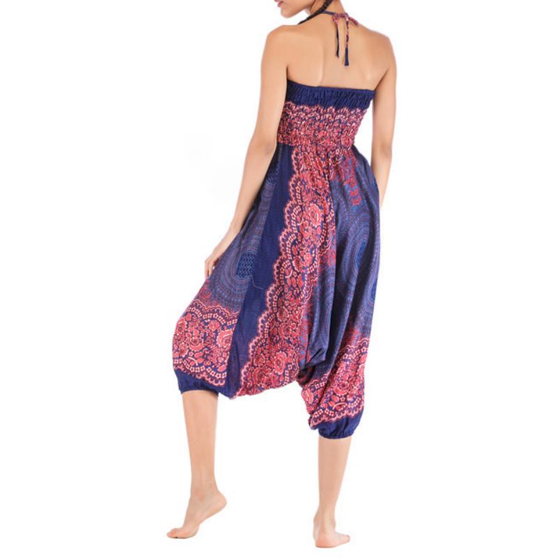 Pantalon de yoga bohème décontracté à entrejambe basse pour femme Olivenorma - image 25