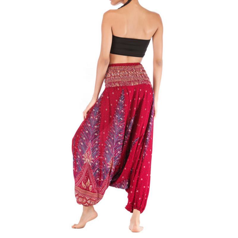 Pantalon de yoga bohème à entrejambe basse pour femme Olivenorma - image 18