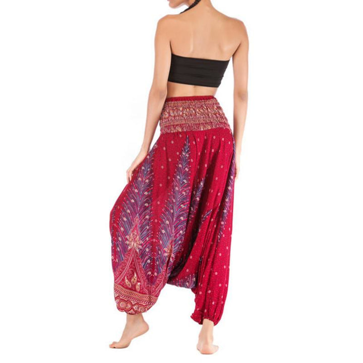 Pantalon de yoga bohème à entrejambe basse pour femme Olivenorma - image 18