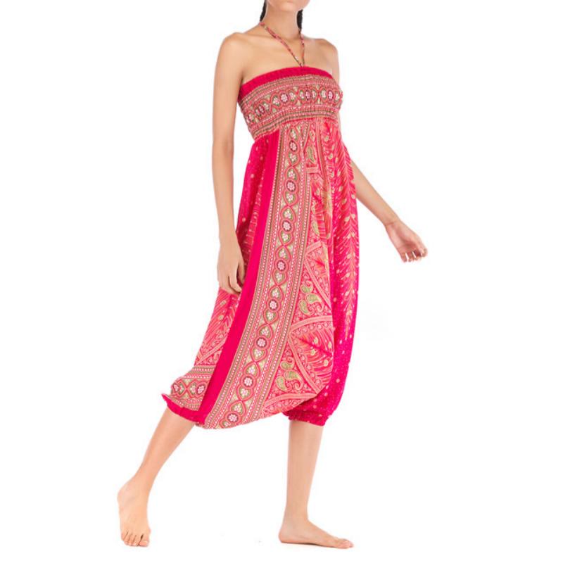 Pantalon de yoga bohème à entrejambe basse pour femme Olivenorma - image 14
