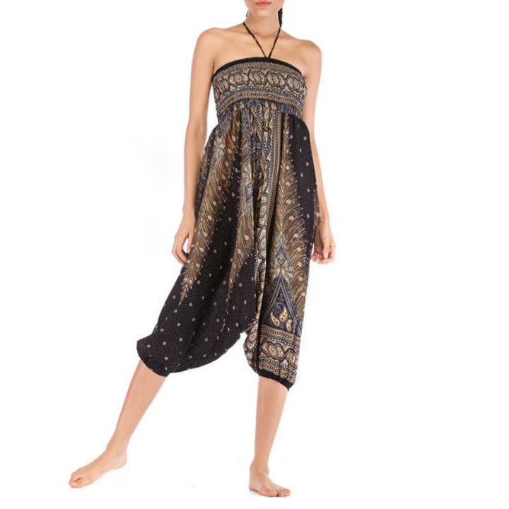 Pantalon de yoga bohème à entrejambe basse pour femme Olivenorma - image 6