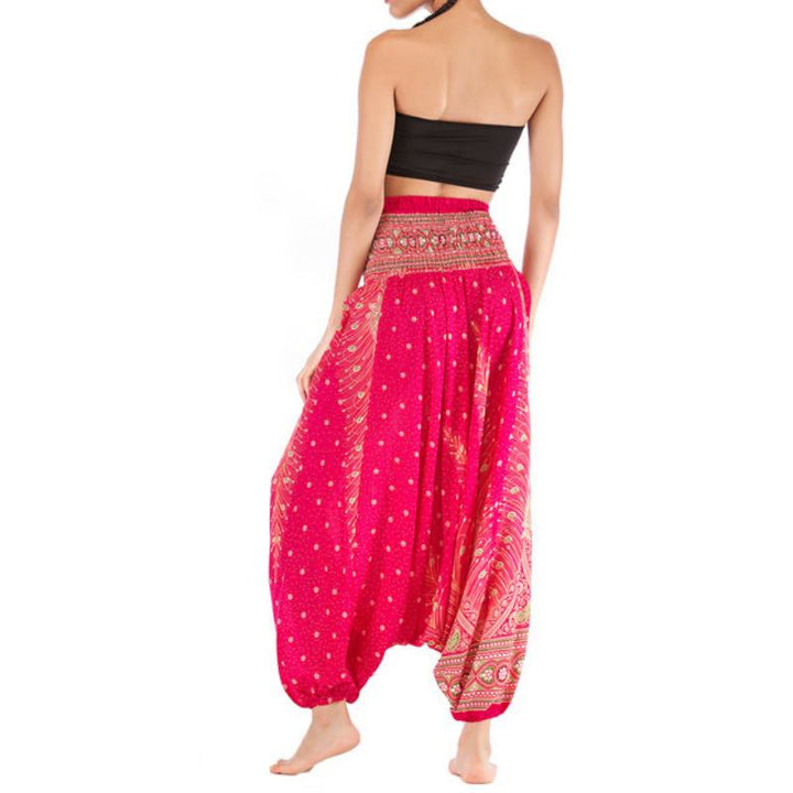 Pantalon de yoga bohème à entrejambe basse pour femme Olivenorma - image 10