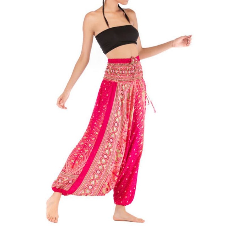 Pantalon de yoga bohème à entrejambe basse pour femme Olivenorma - image 12