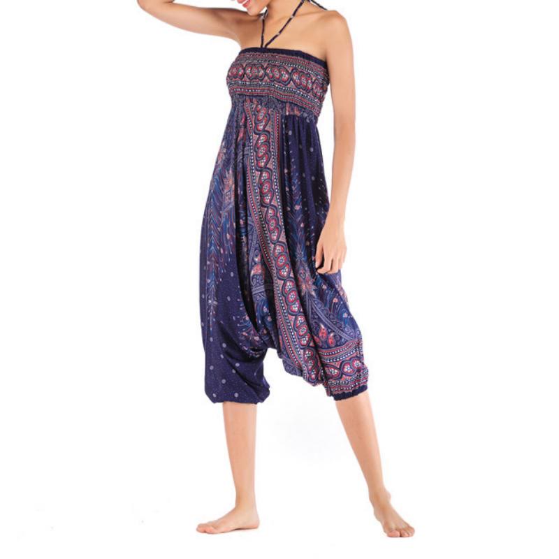Pantalon de yoga bohème à entrejambe basse pour femme Olivenorma - image 38