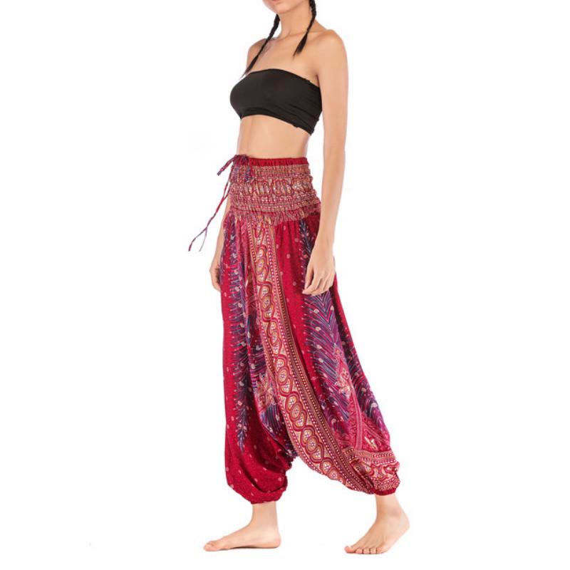 Pantalon de yoga bohème à entrejambe basse pour femme Olivenorma - image 20