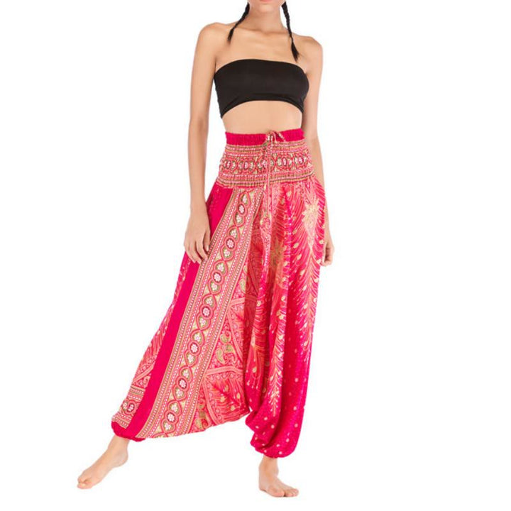Pantalon de yoga bohème à entrejambe basse pour femme Olivenorma - image 13