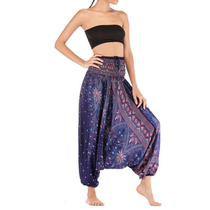 Pantalon de yoga bohème à entrejambe basse pour femme Olivenorma - image 36