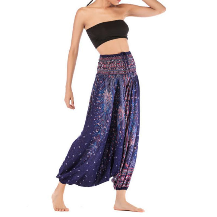 Pantalon de yoga bohème à entrejambe basse pour femme Olivenorma - image 37