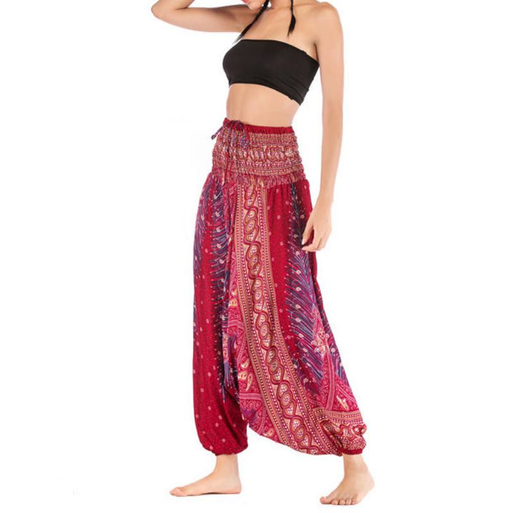 Pantalon de yoga bohème à entrejambe basse pour femme Olivenorma - image 19