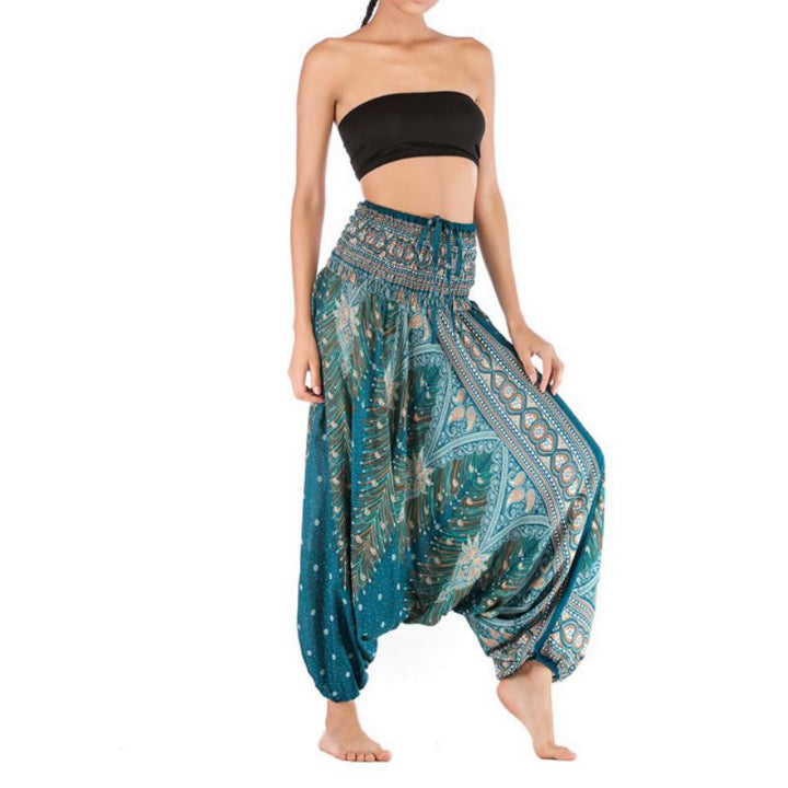 Pantalon de yoga bohème à entrejambe basse pour femme Olivenorma - image 27