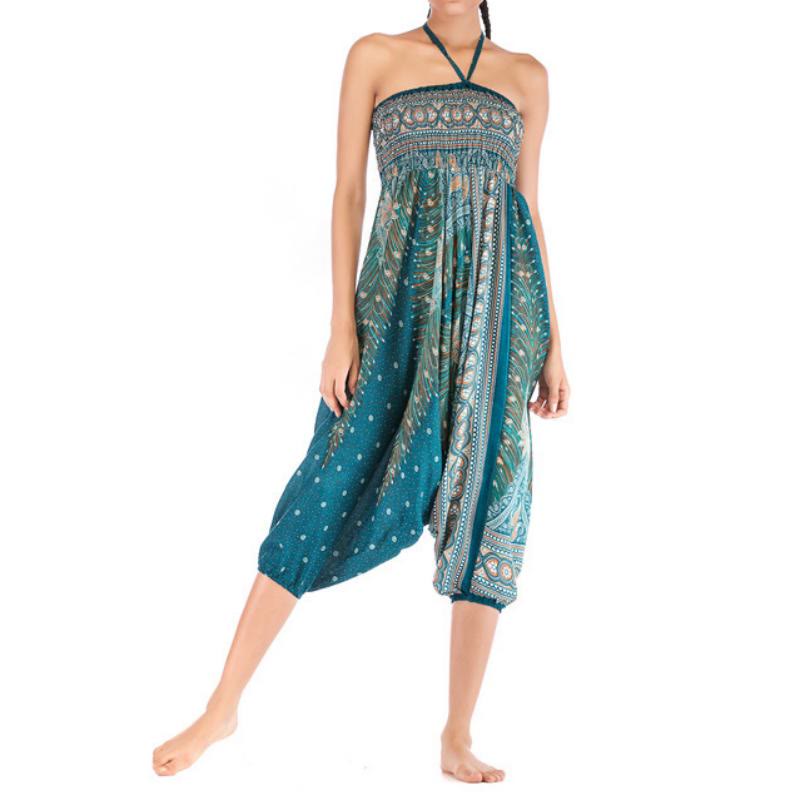 Pantalon de yoga bohème à entrejambe basse pour femme Olivenorma - image 30
