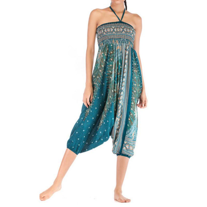 Pantalon de yoga bohème à entrejambe basse pour femme Olivenorma - image 30