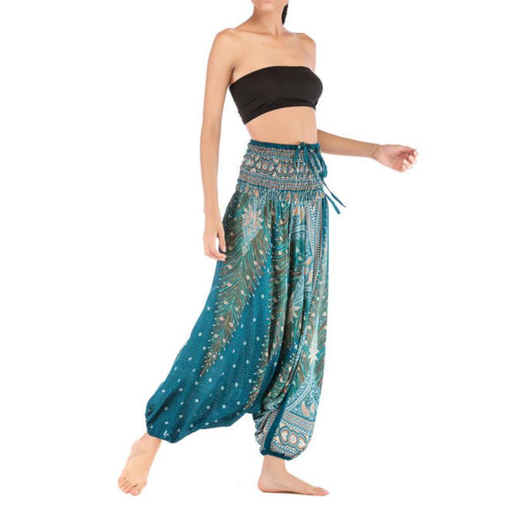 Pantalon de yoga bohème à entrejambe basse pour femme Olivenorma - image 26