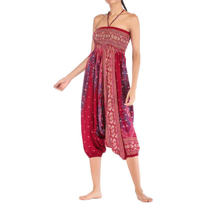 Pantalon de yoga bohème à entrejambe basse pour femme Olivenorma - image 21
