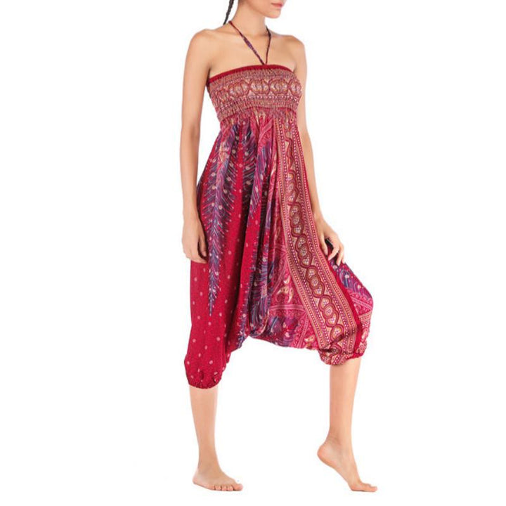 Pantalon de yoga bohème à entrejambe basse pour femme Olivenorma - image 22